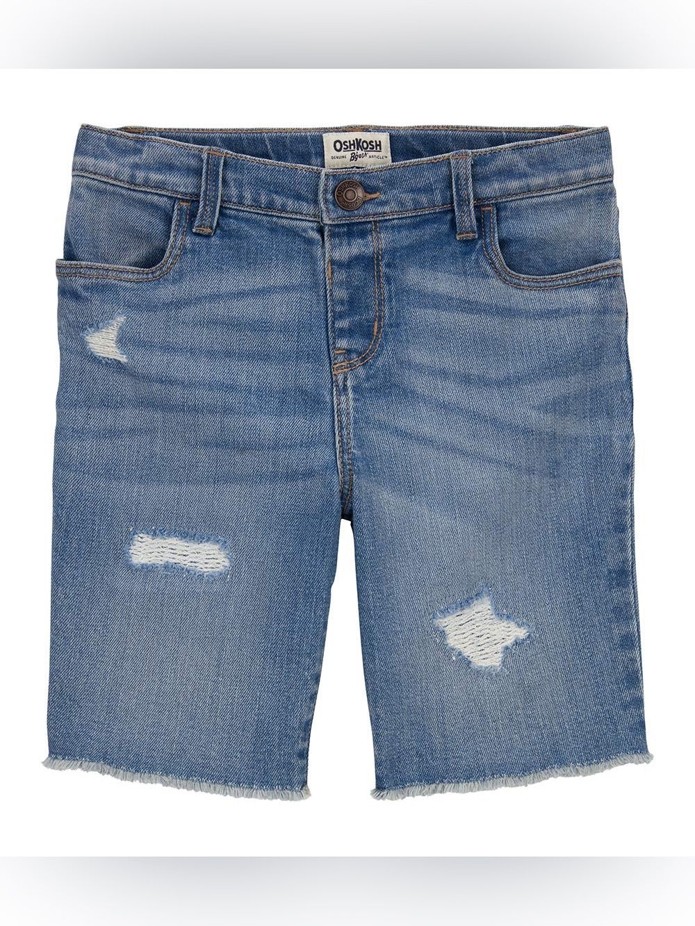 OshKosh B'gosh Kid Girls Denim Shorts Blue 7 NWT IN PACKAGE